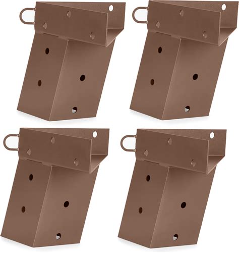 tree stand metal brackets|4x4 leg brackets deer stand.